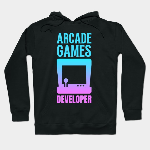 Arcade Games Developer Hoodie by Artomino